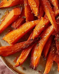 Golden Honey Glazed Roasted Carrots Recipe