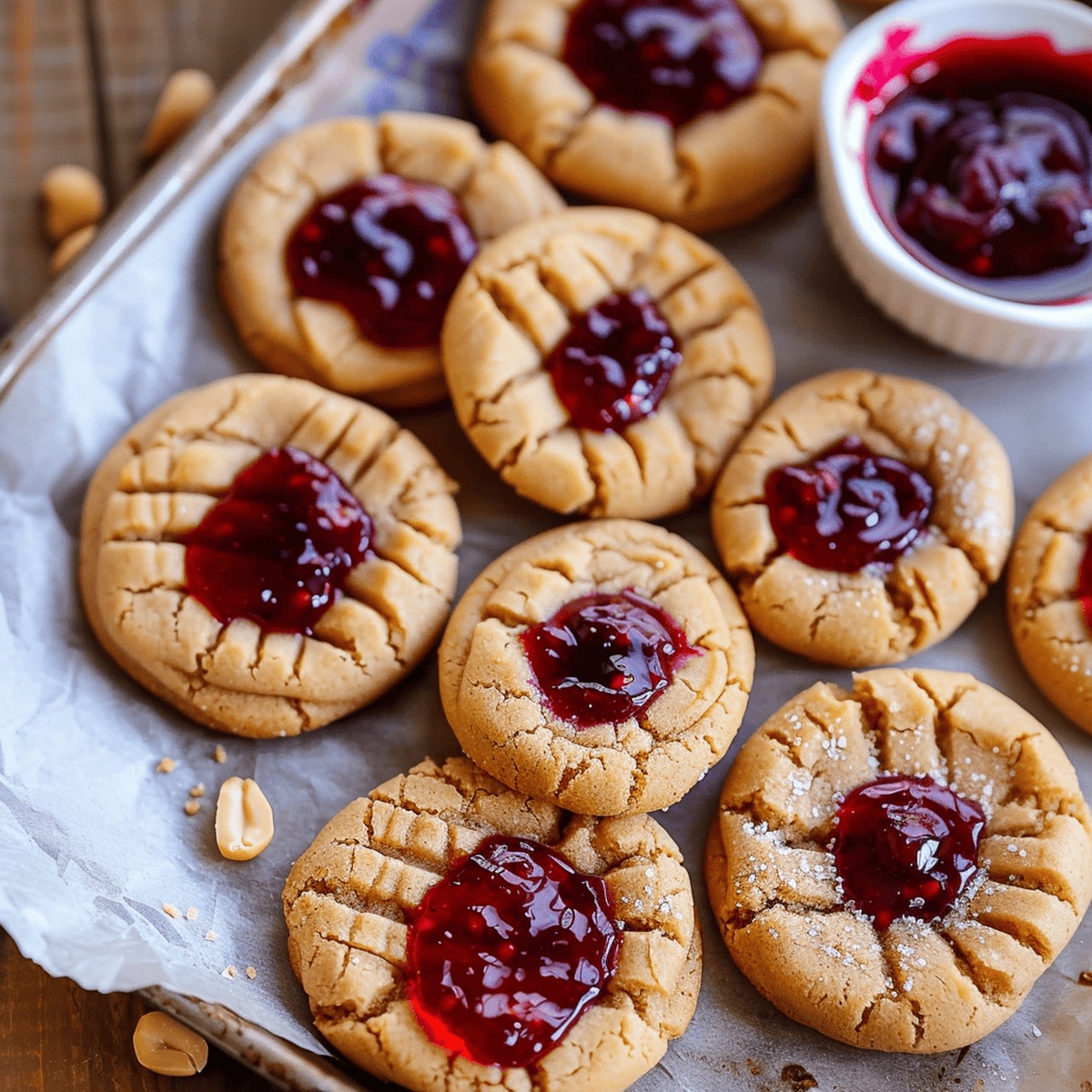 Peanut Butter And Jelly Cookies Recipe