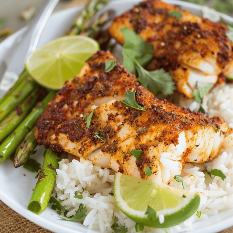 Spicy Chili-Lime Cod Fillets Recipe