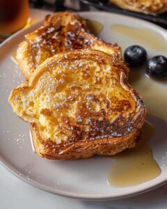 Crispy Golden Croissant Toast Recipe