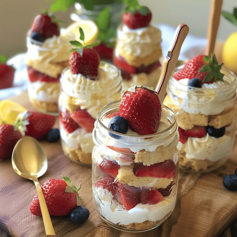 Summer Strawberry Trifles With Lemon Mascarpone Cream Recipe
