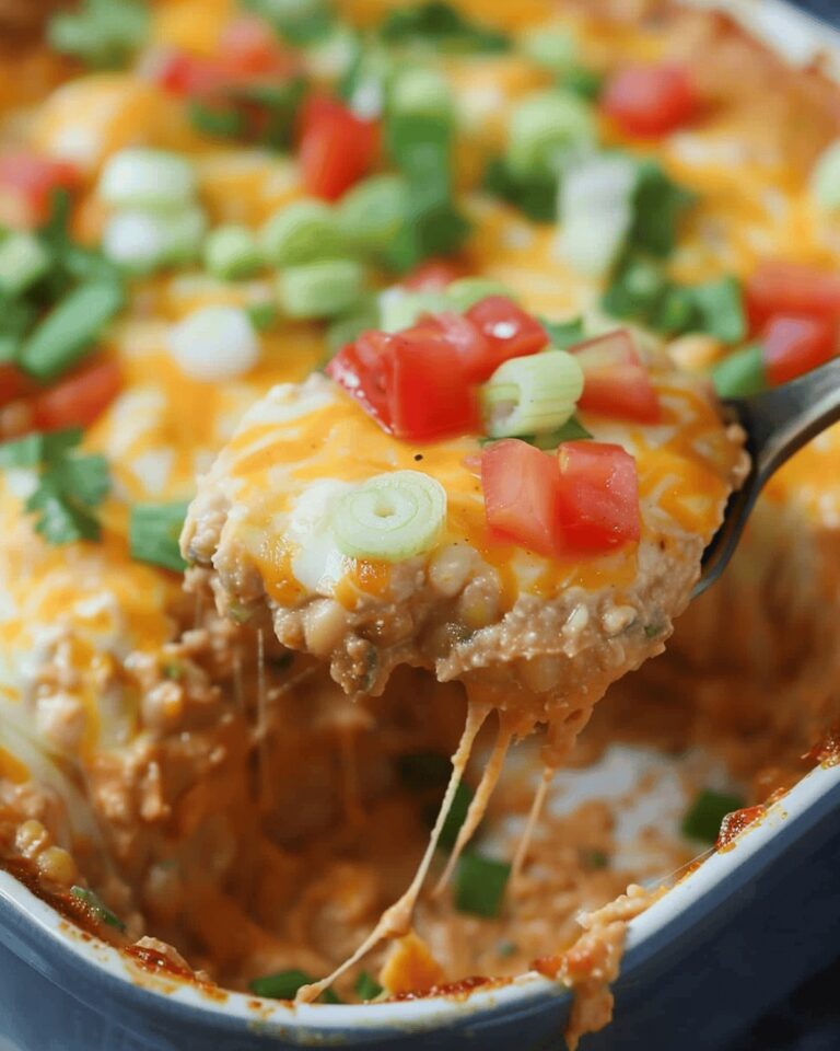 Smooth Cheesy Bean Dip Recipe