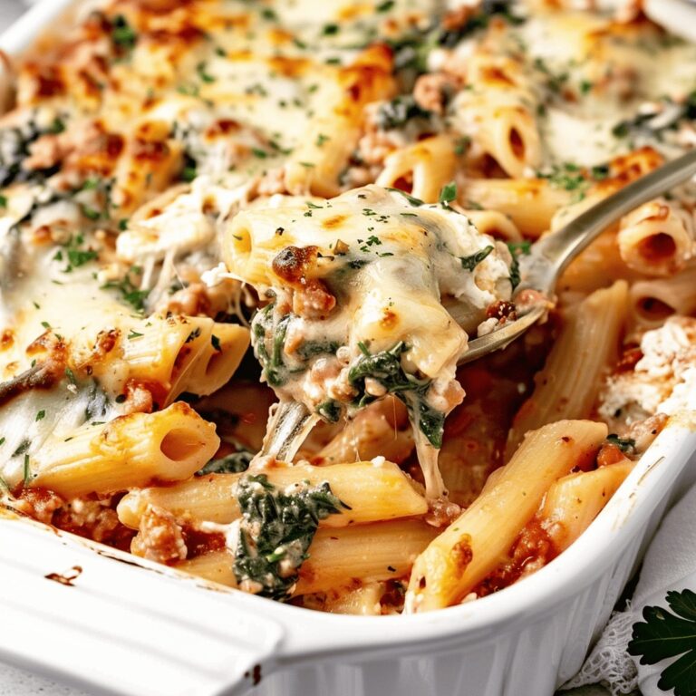 Spinach And Ricotta Pasta Bake Recipe