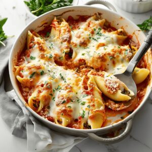 Spinach And Cheese Stuffed Shells Recipe