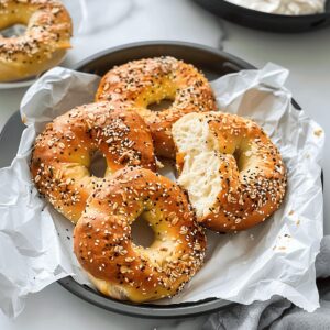 Crispy Air Fryer Protein Bagels Recipe