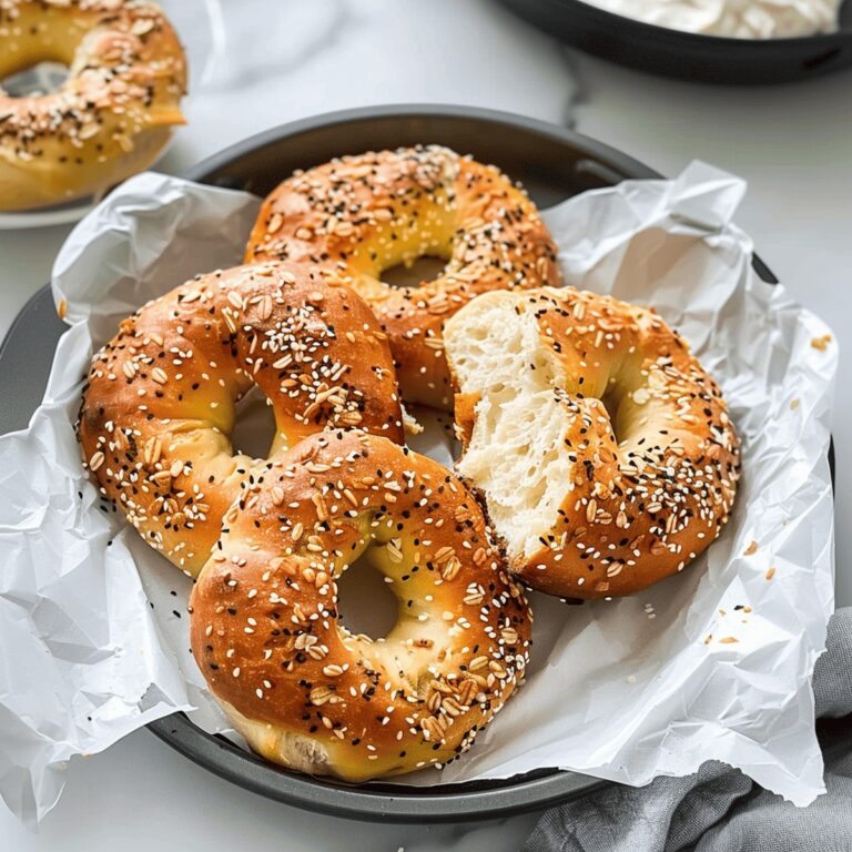 Crispy Air Fryer Protein Bagels Recipe