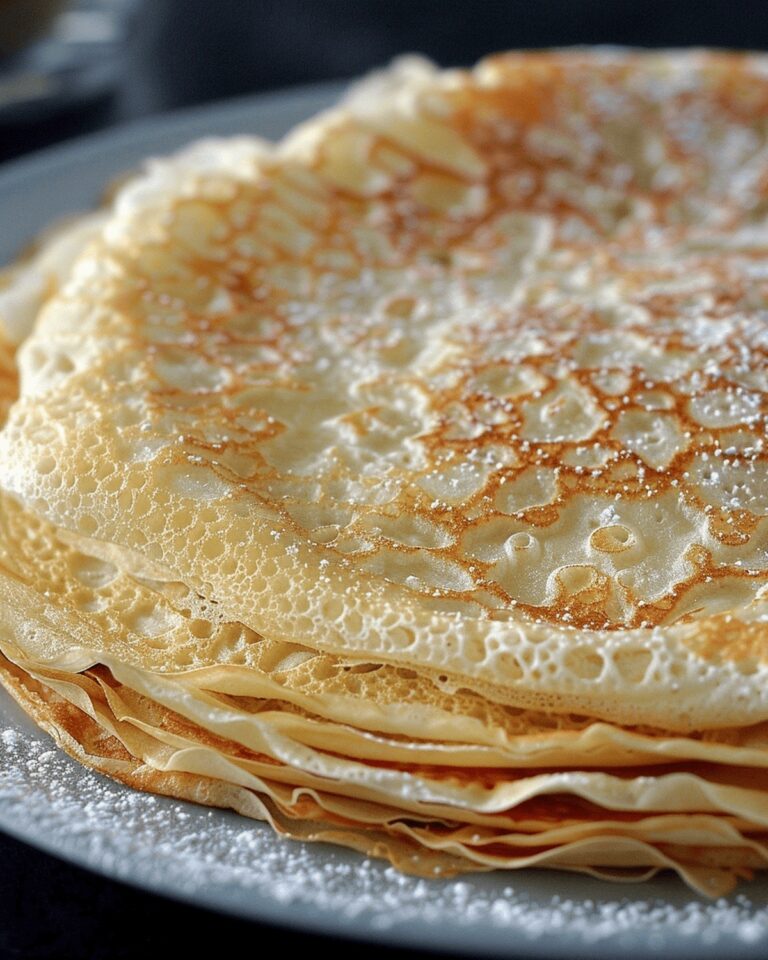 Authentic Spanish Crepes Recipe