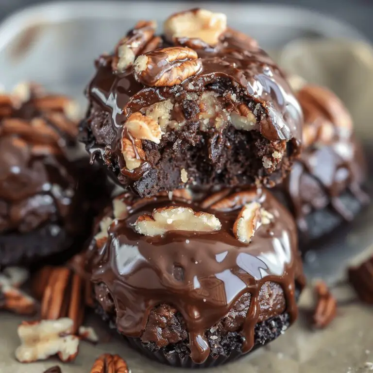 Pecan Pie Brownie Bombs Recipe