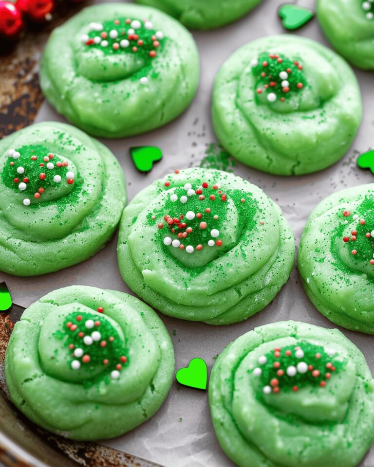 Festive Green Mint Cookies Recipe
