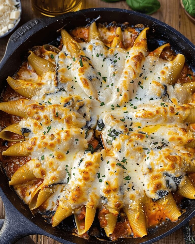Hearty Tuscan Stuffed Shells Recipe