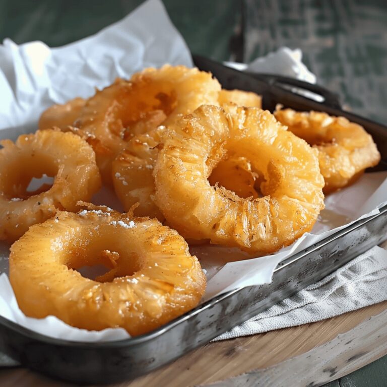 Tropical Pineapple Fritter Rings Recipe