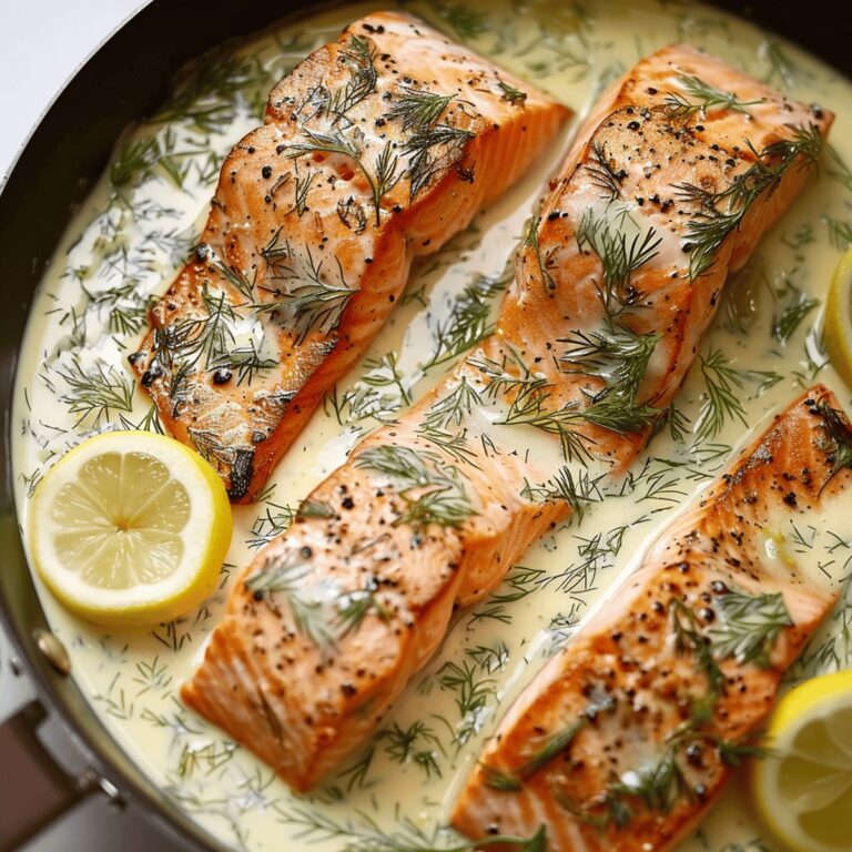 Creamy Lemon-Dill Salmon Recipe