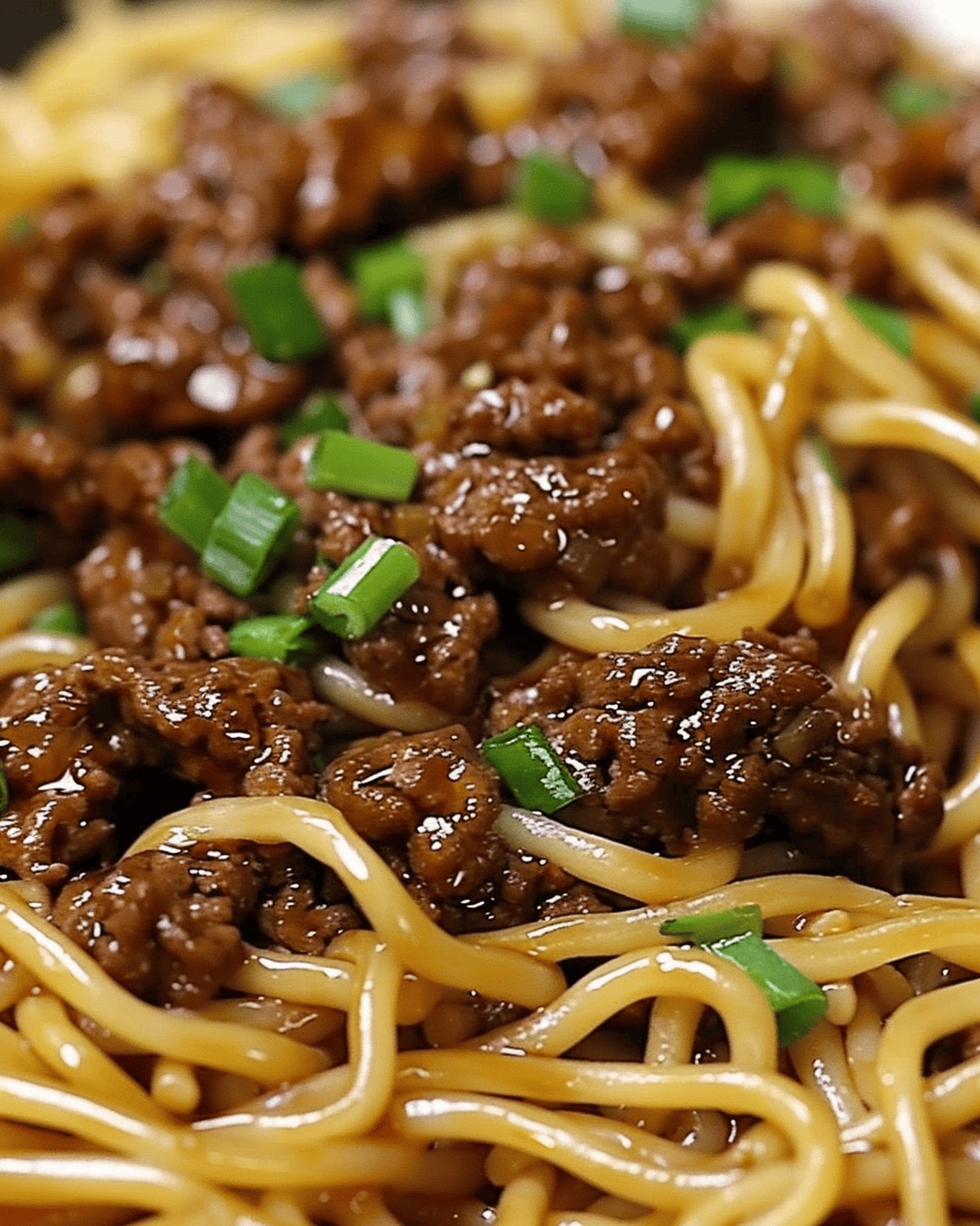 Mongolian Beef Noodle Stir-Fry Recipe
