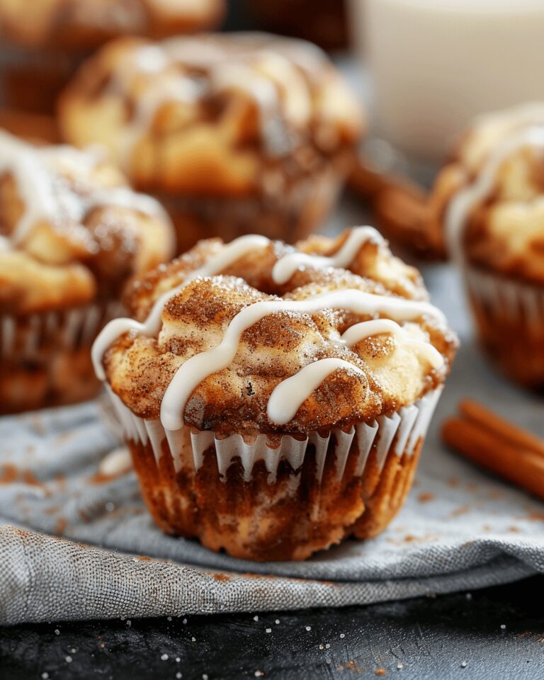 Fluffy Cinnamon Roll Muffins Recipe