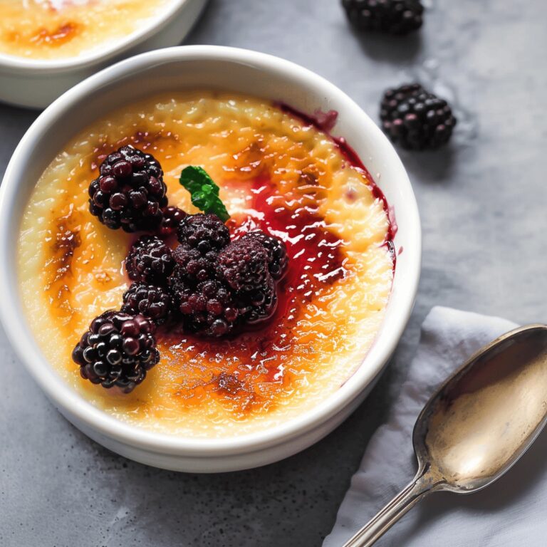 Blackberry Crme Brle Recipe