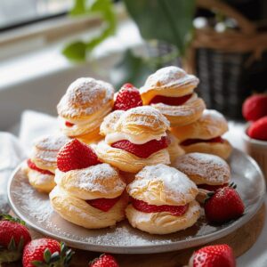 Strawberry Cream Puffs Recipe