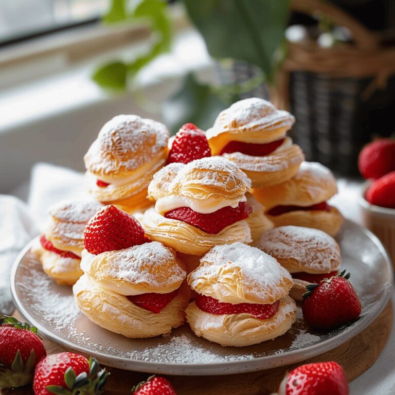 Strawberry Cream Puffs Recipe