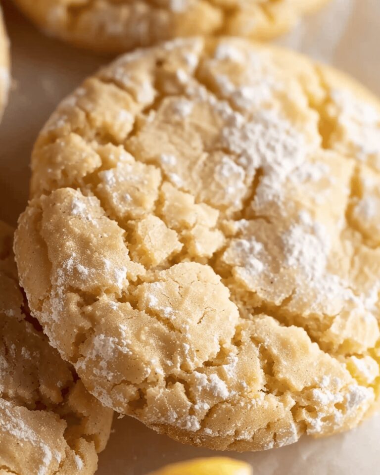 Tangy Lemon Crinkle Cookies Recipe