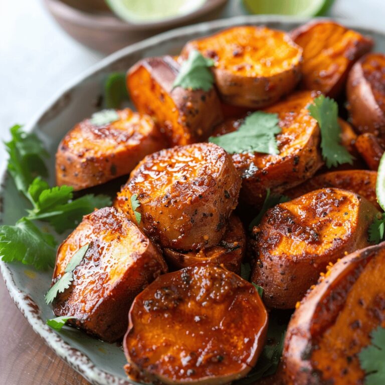 Sweet And Spicy Mexican Roasted Sweet Potatoes Recipe