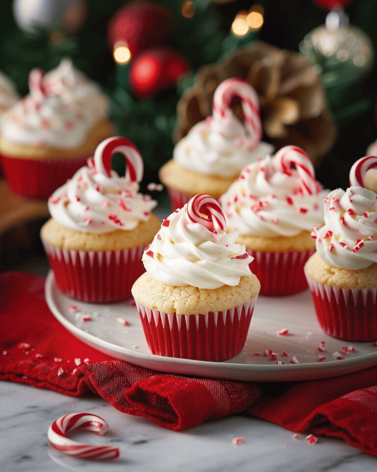 Candy Cane Delight Cupcakes Recipe