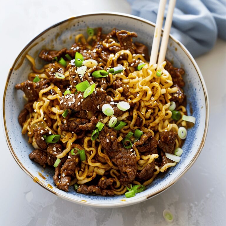 Honey Soy Crispy Beef And Noodles Recipe