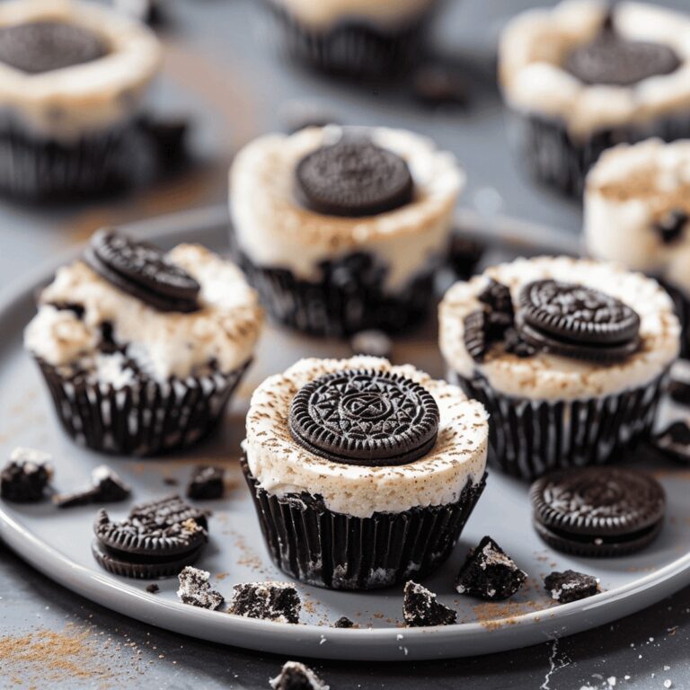 Dreamy Mini Oreo Cheesecakes Recipe