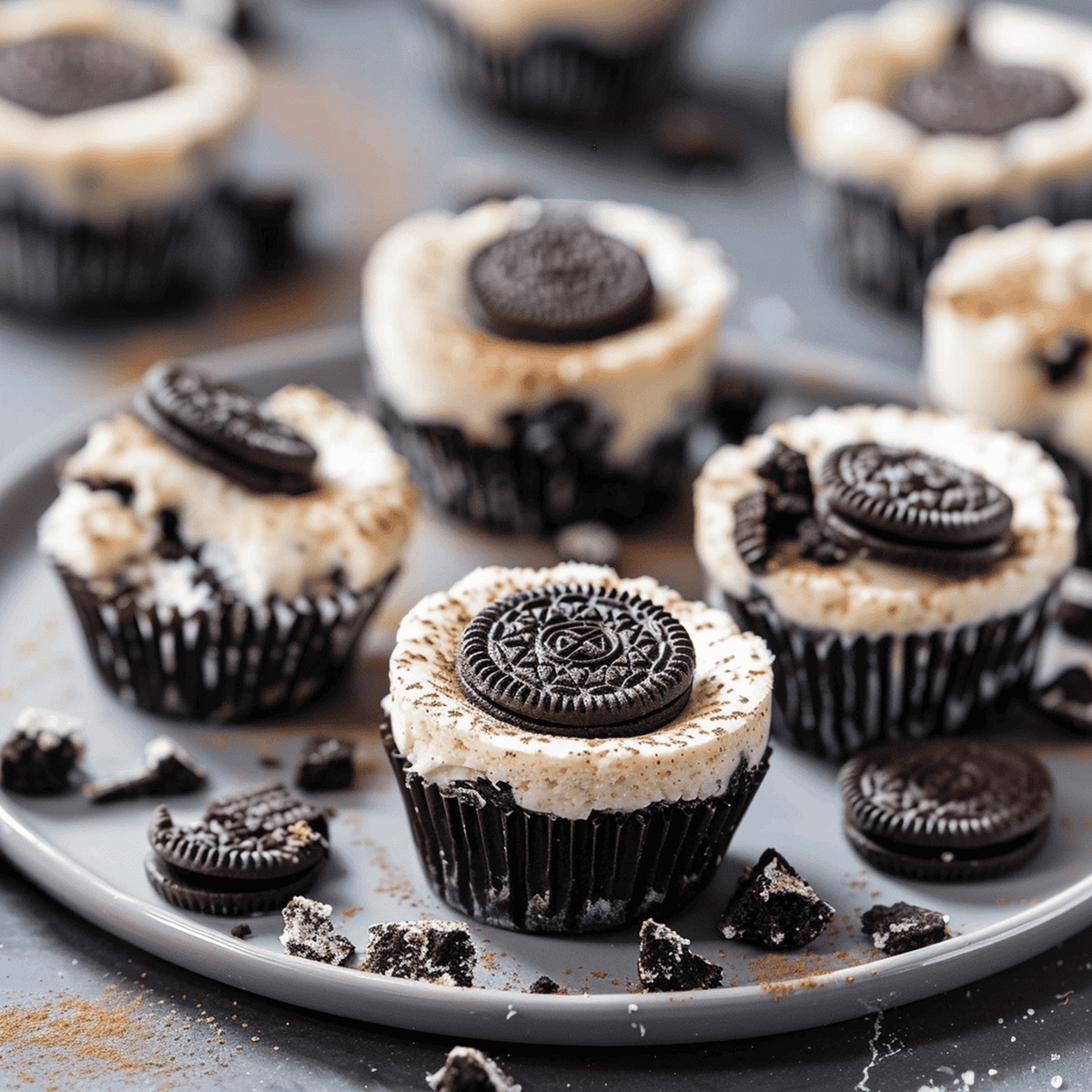Dreamy Mini Oreo Cheesecakes Recipe