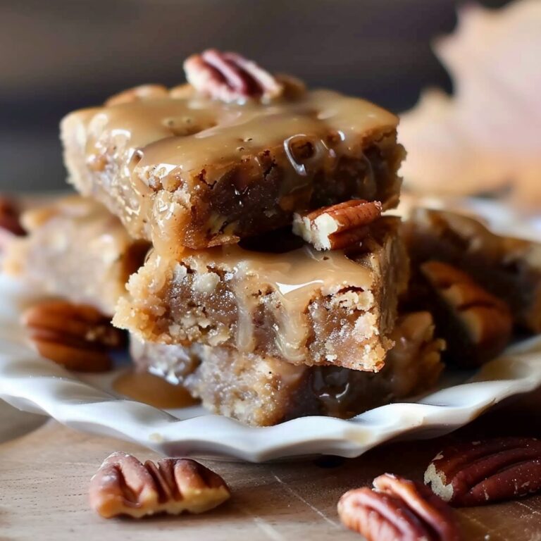 Maple Pecan Blondies Recipe