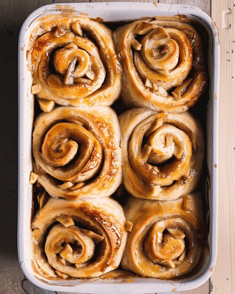 Pillowy Apple Cinnamon Brioche Rolls Recipe