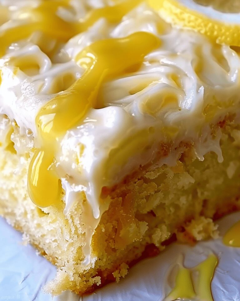 Tangy Lemon Curd Snack Cake Recipe