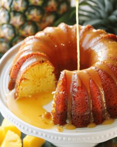 Pineapple Delight Pound Cake Recipe