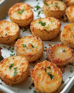 Crispy Parmesan Potato Medallions Recipe