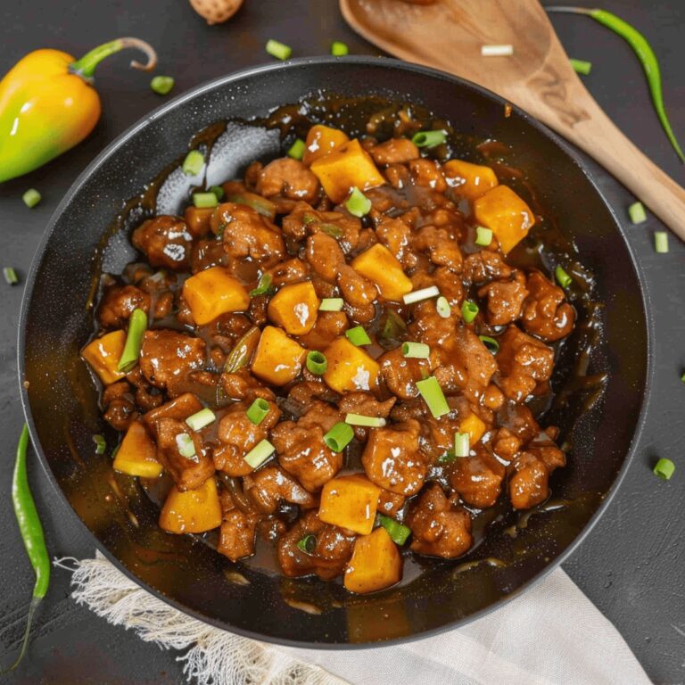 Crispy Chinese Mango Chicken Stir Fry Recipe