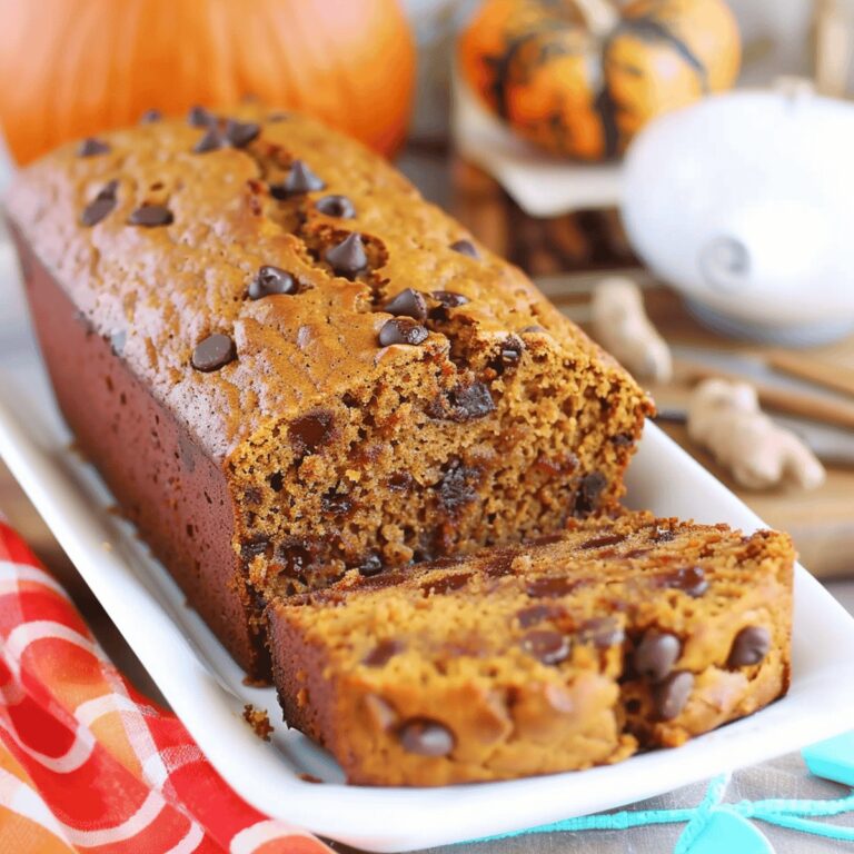 Chocolate Chip Pumpkin Bread Recipe