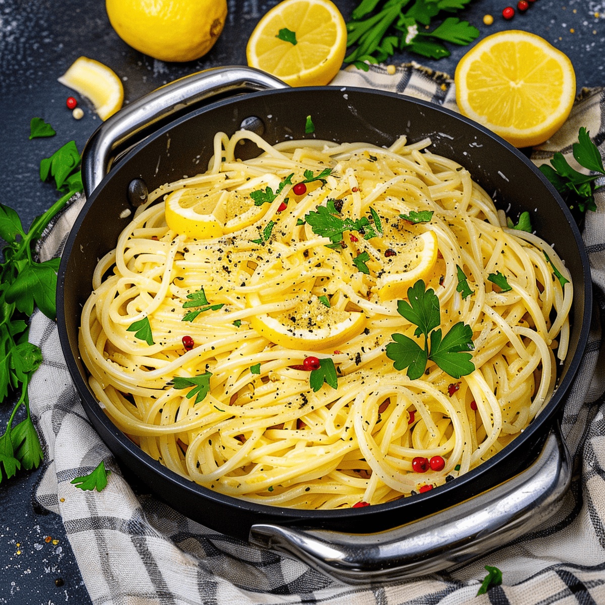 Silky Lemon Butter Garlic Pasta Sauce Recipe