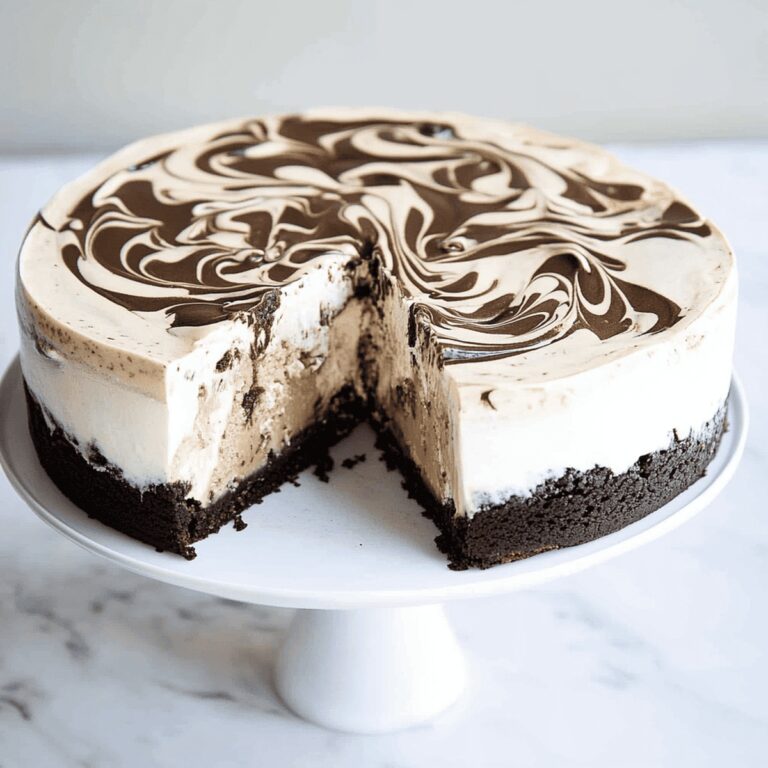 Indulgent Coffee Ice Cream Cake Recipe