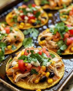 Chicken Fiesta Tostadas Recipe