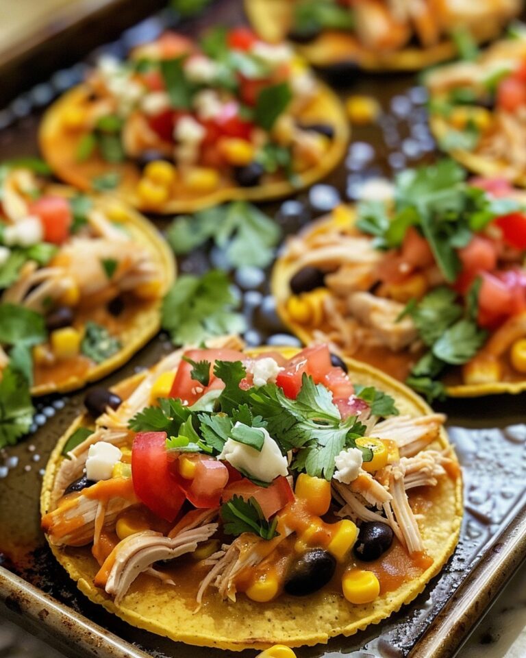Chicken Fiesta Tostadas Recipe