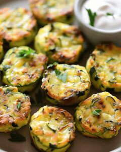 Crispy Zucchini Garlic Bites Recipe