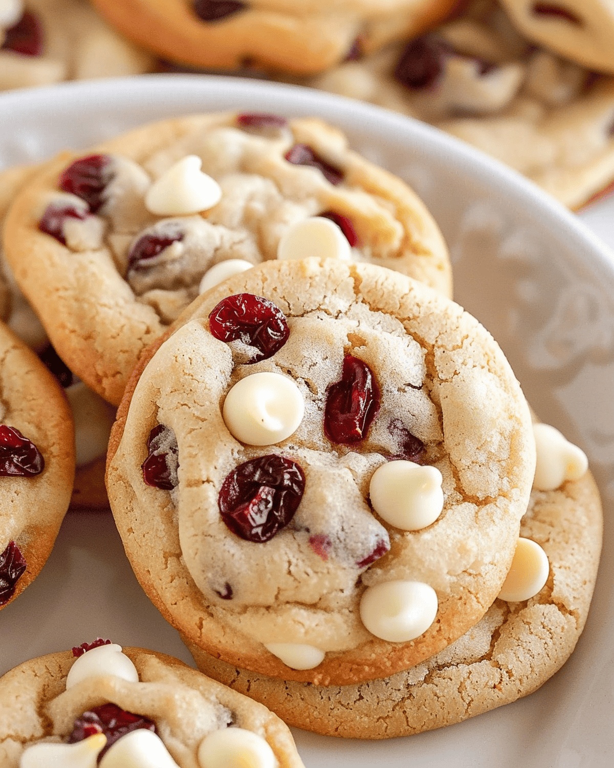 Cranberry Bliss White Chocolate Cookies Recipe