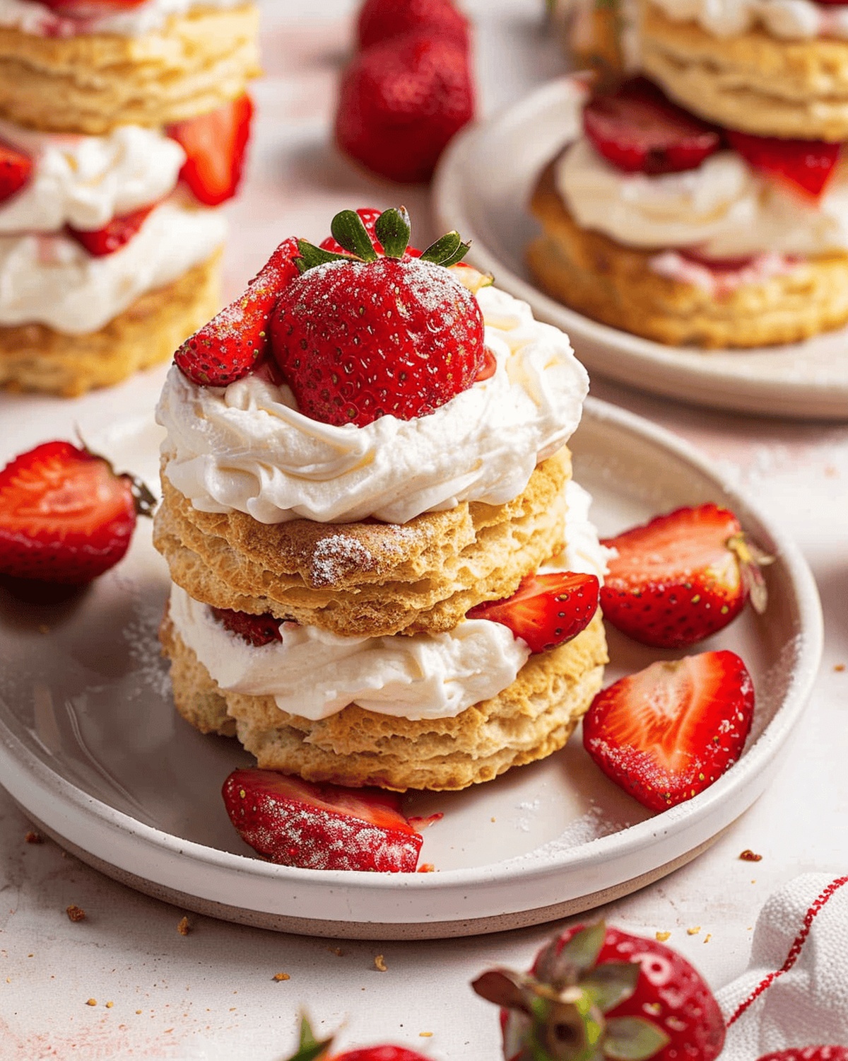 Sweet Strawberry Biscuits Recipe
