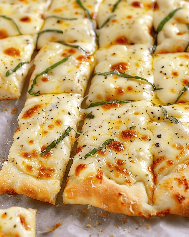 Cheesy White Garlic Pizza Recipe