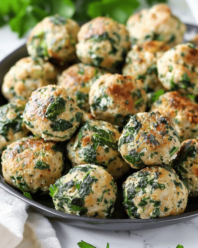 Hearty Spinach Meatballs Recipe