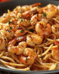 Garlic Shrimp Spaghetti Delight Recipe