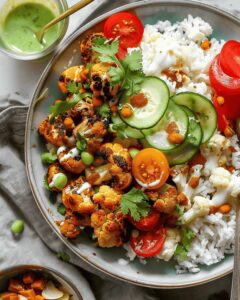 Spicy Cauliflower Shawarma Bowls Recipe