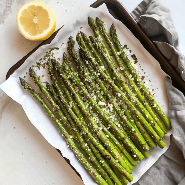 Golden Parmesan Asparagus Recipe