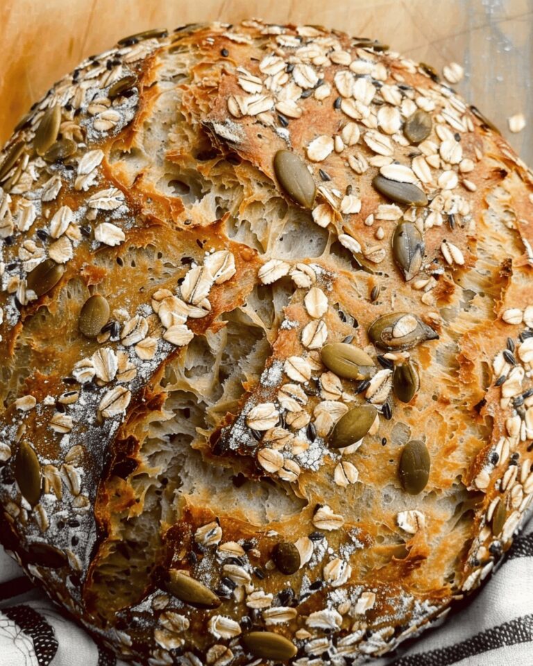Rustic Seeded Oat Bread Recipe
