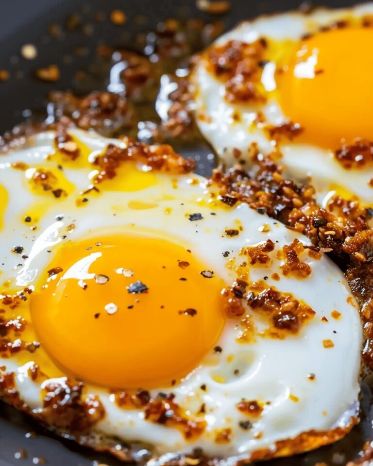 Crispy Fried Eggs Recipe
