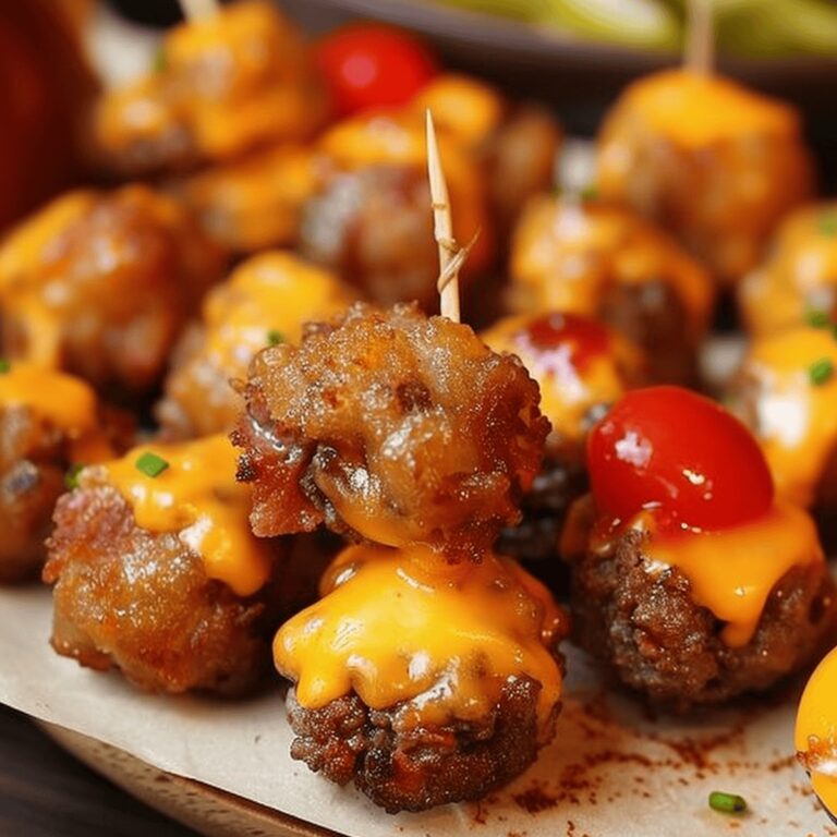 Tater Tot Mini Cheeseburger Bites Recipe