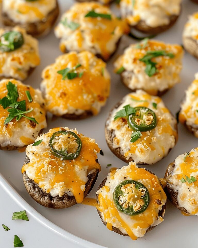 Creamy Jalapeo Stuffed Mushroom Bites Recipe